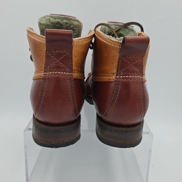 Vintage 1980's Frye Women's Veronica Duck Chukka Shearling Boots Size 10 B - Picture 8 of 11